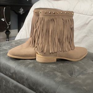 MK Suede Booties